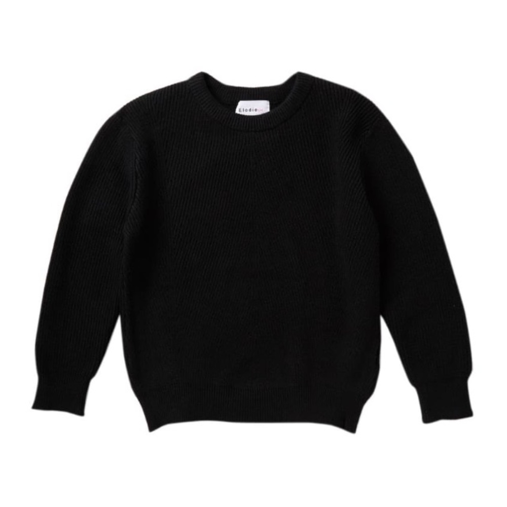 🛍Elodie Black Crewneck Sweater